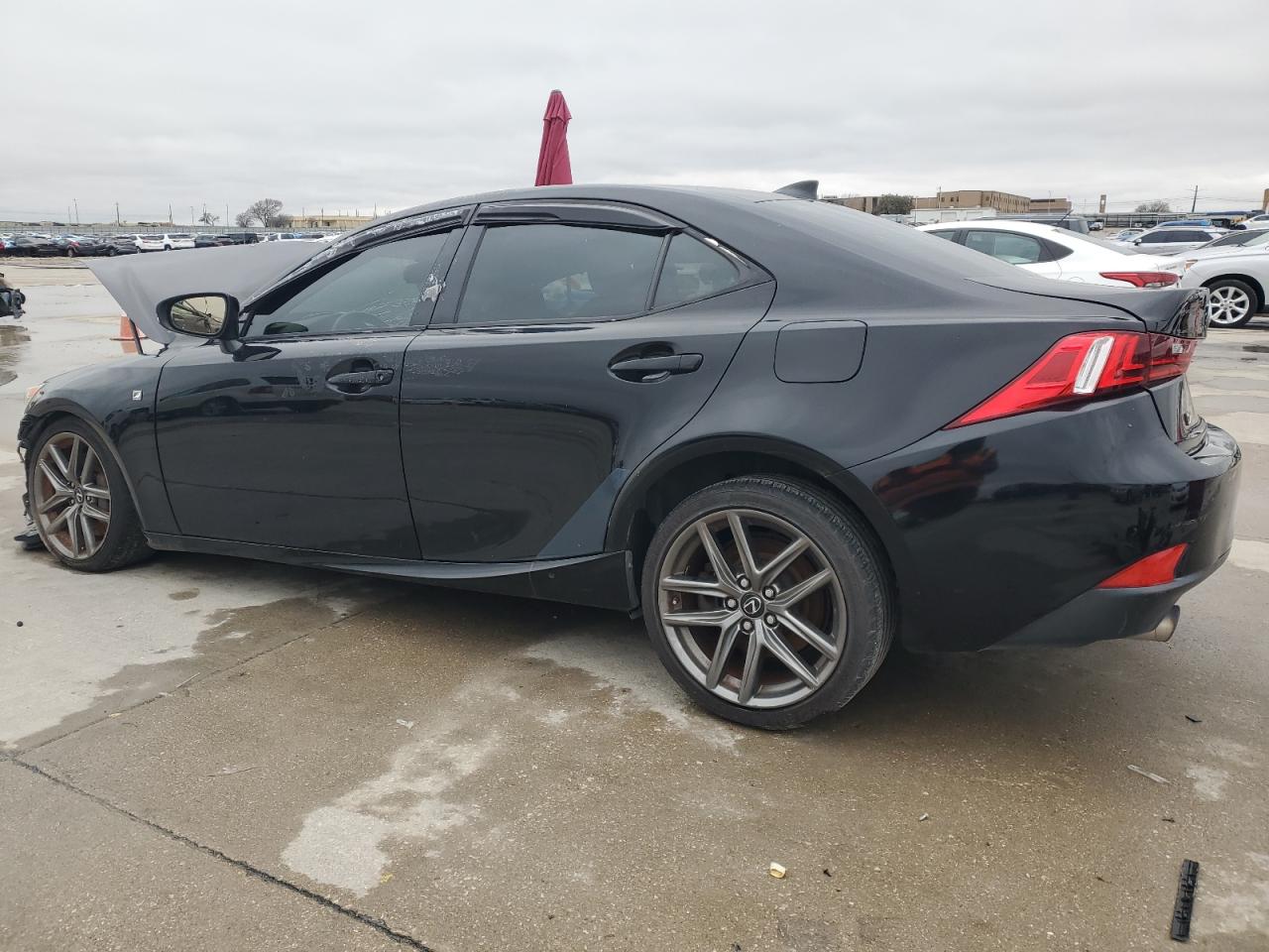 2014 Lexus IS VIN JTHBE1D20E5006515 Copart auction photo, front end / rear end damage thumbnail 2