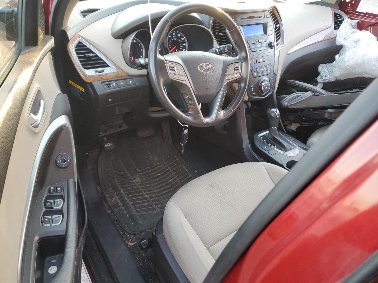 2013 Hyundai Santa Fe VIN 5XYZU3LB2DG028781 Copart auction photo, all over damage thumbnail 8