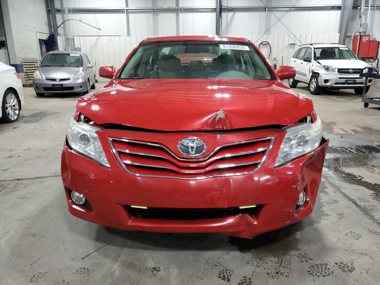 2011 Toyota Camry VIN 4T4BF3EK1BR210235 Copart auction photo, front end / hail damage thumbnail 5