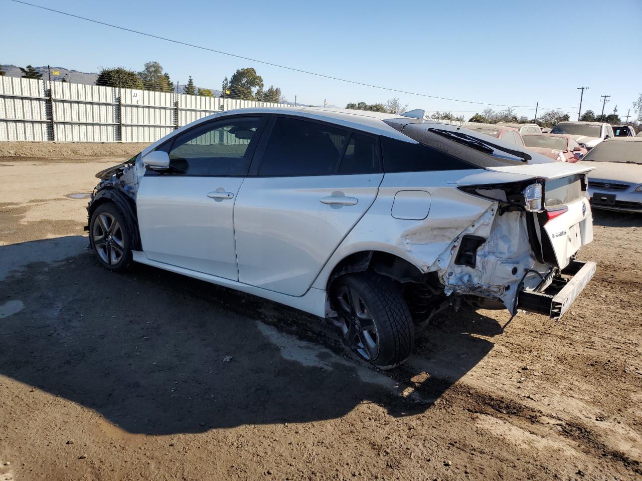 2019 Toyota Prius VIN JTDKARFU8K3069024 Copart auction photo, all over damage thumbnail 2