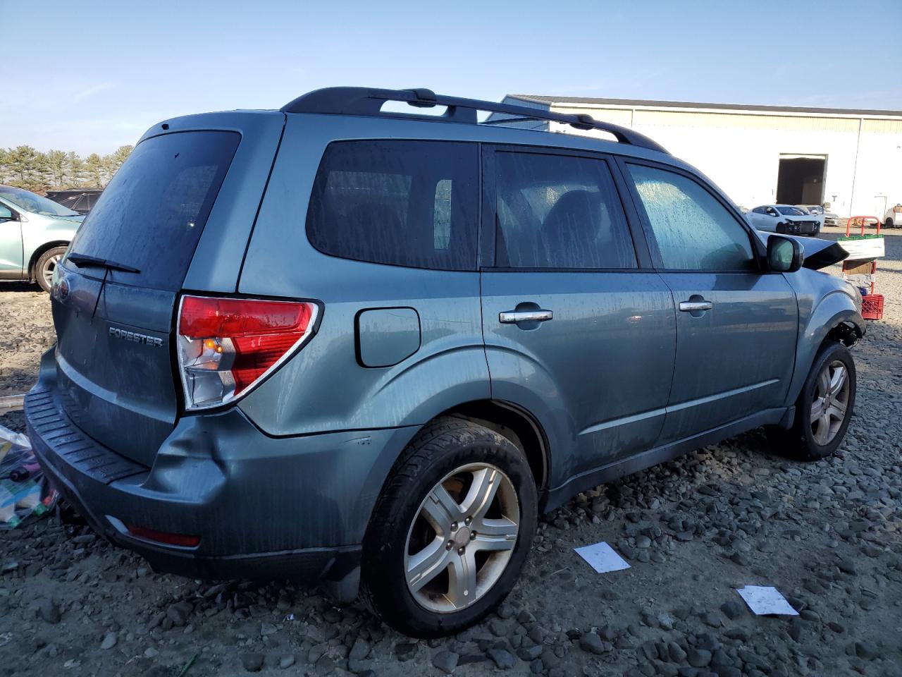 2009 Subaru Forester VIN JF2SH63619H734179 Copart auction photo, all over damage thumbnail 3