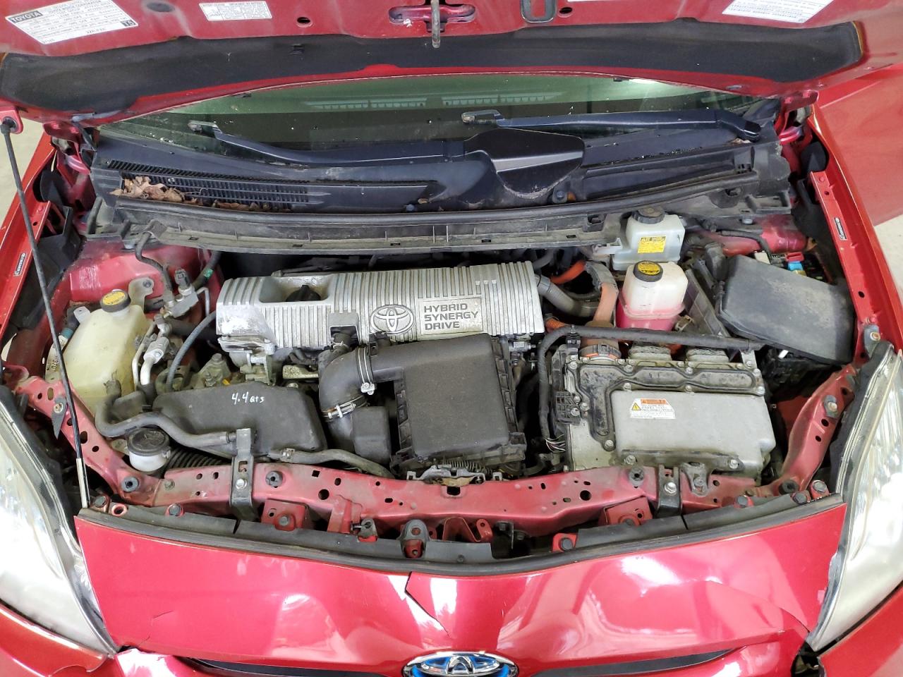 2010 Toyota Prius VIN JTDKN3DU4A5091769 Copart auction photo, front end / mechanical damage thumbnail 11