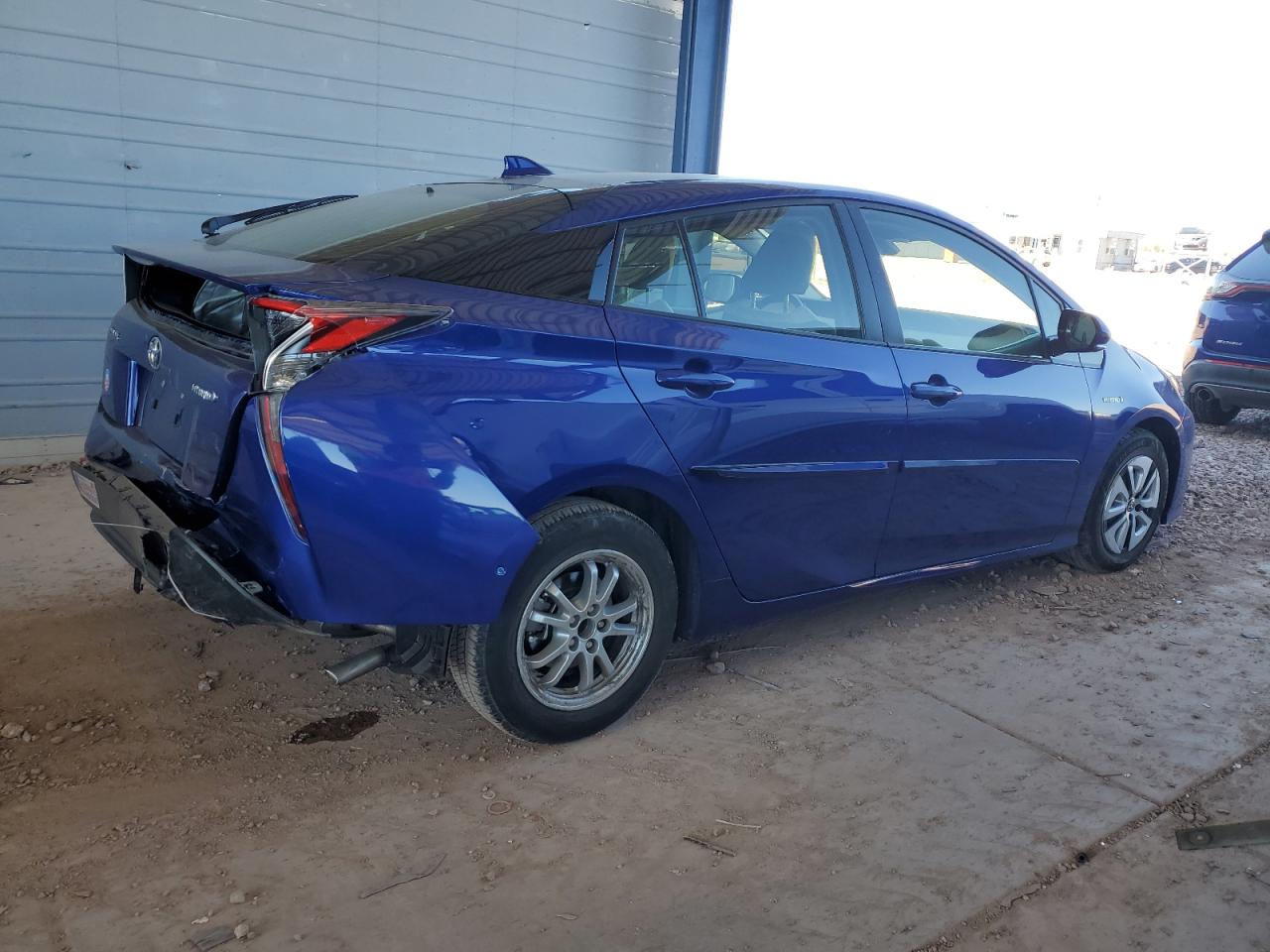 2018 Toyota Prius VIN JTDKBRFU6J3058244 Copart auction photo, rear end damage thumbnail 3