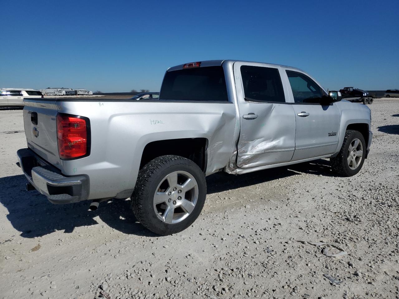2017 Chevrolet Silverado VIN 3GCPCREC6HG428773 Copart auction photo, side damage thumbnail 3