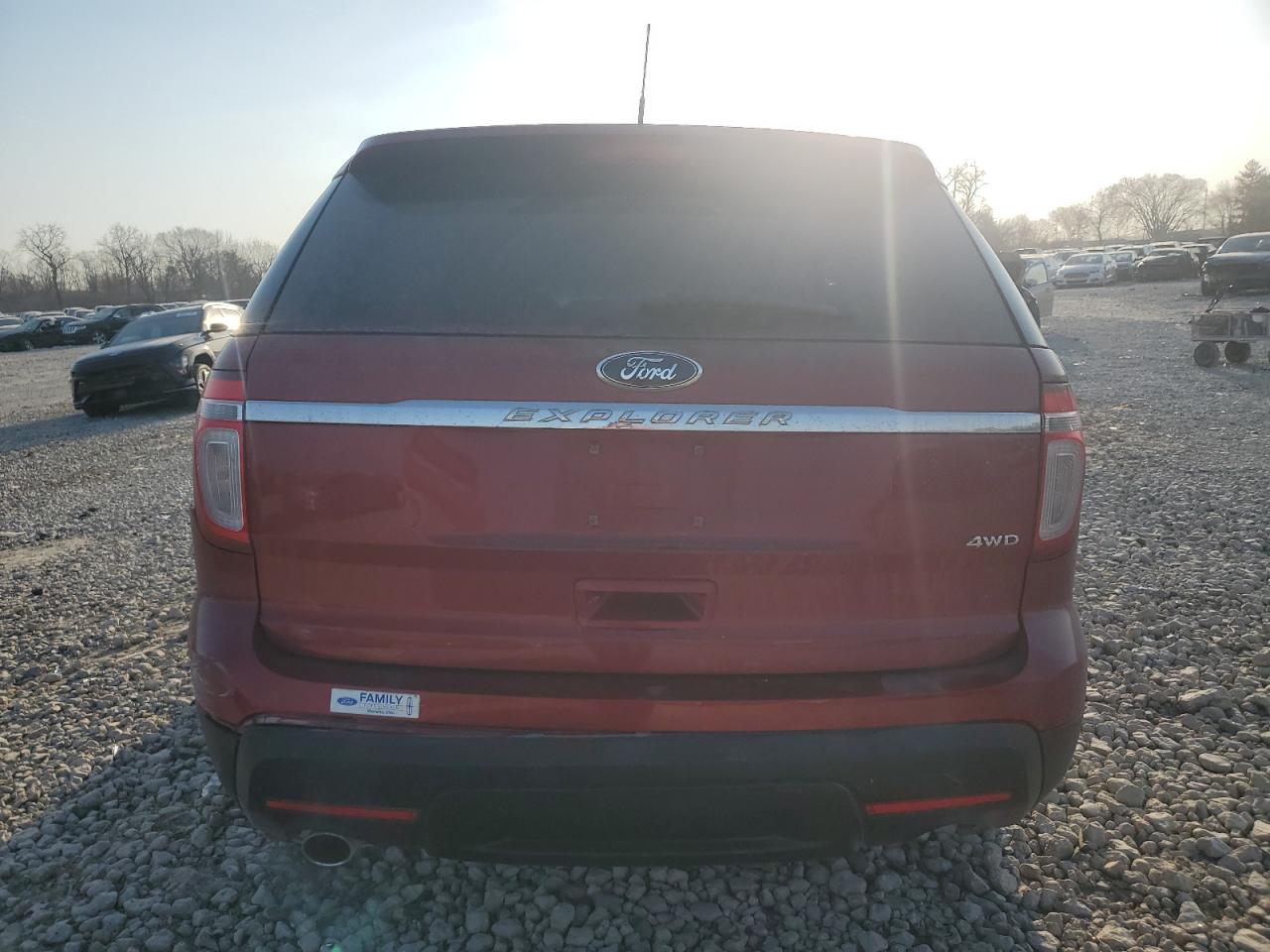 2015 Ford Explorer VIN 1FM5K8B86FGA13008 Copart auction photo, front end / rear end damage thumbnail 6