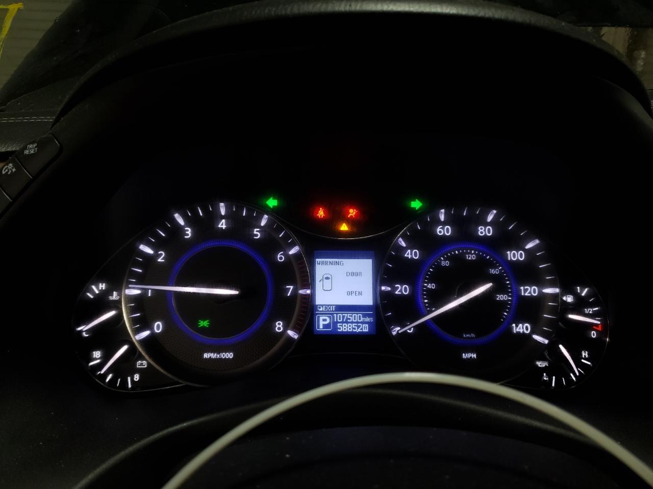 2019 Infiniti QX80 VIN JN8AZ2NE5K9233952 Copart auction photo, front end damage thumbnail 9