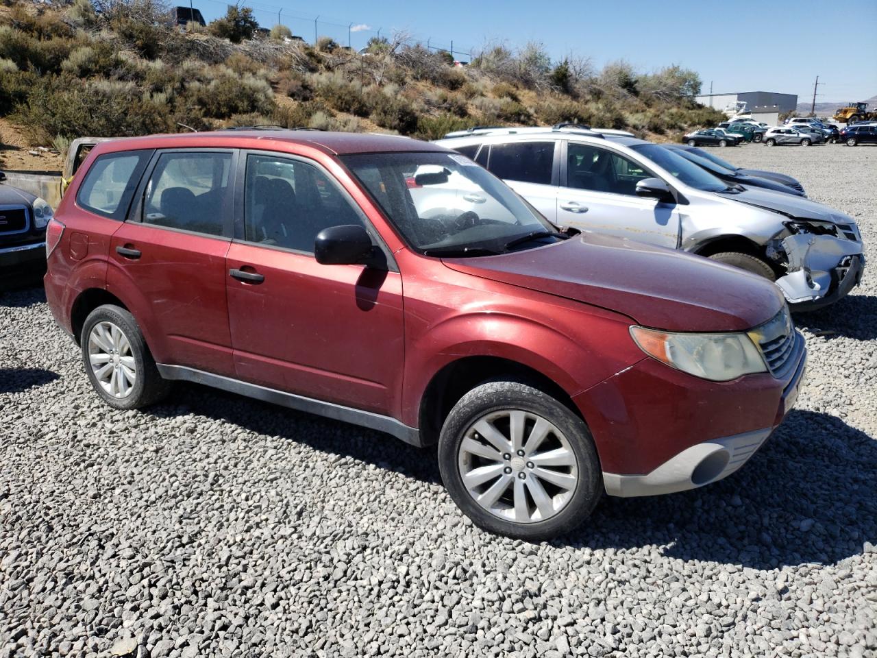 2009 Subaru Forester VIN JF2SH61619H718938 Copart auction photo, mechanical damage thumbnail 4