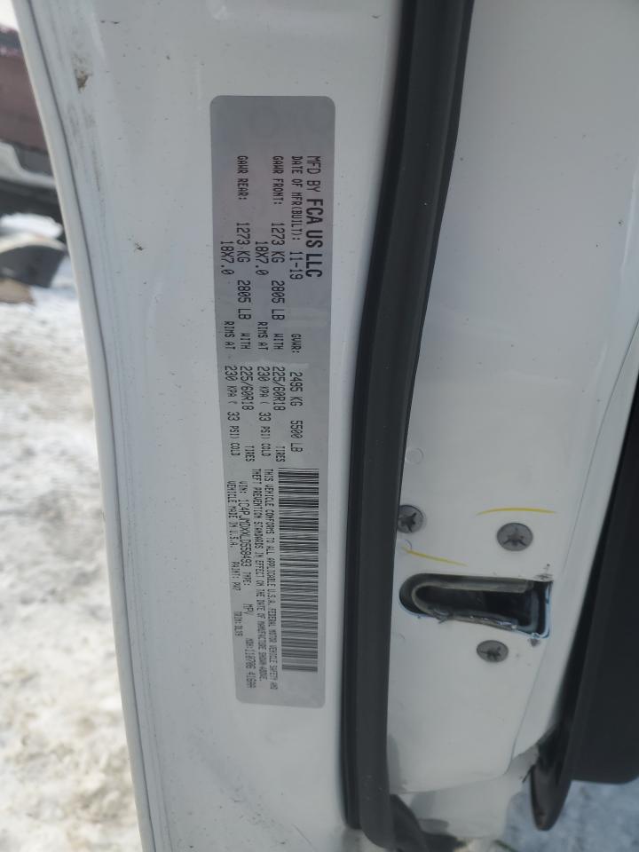 2020 Jeep Grand Cherokee VIN 1C4PJMDXXLD558493 Copart auction photo, side / front end damage thumbnail 13