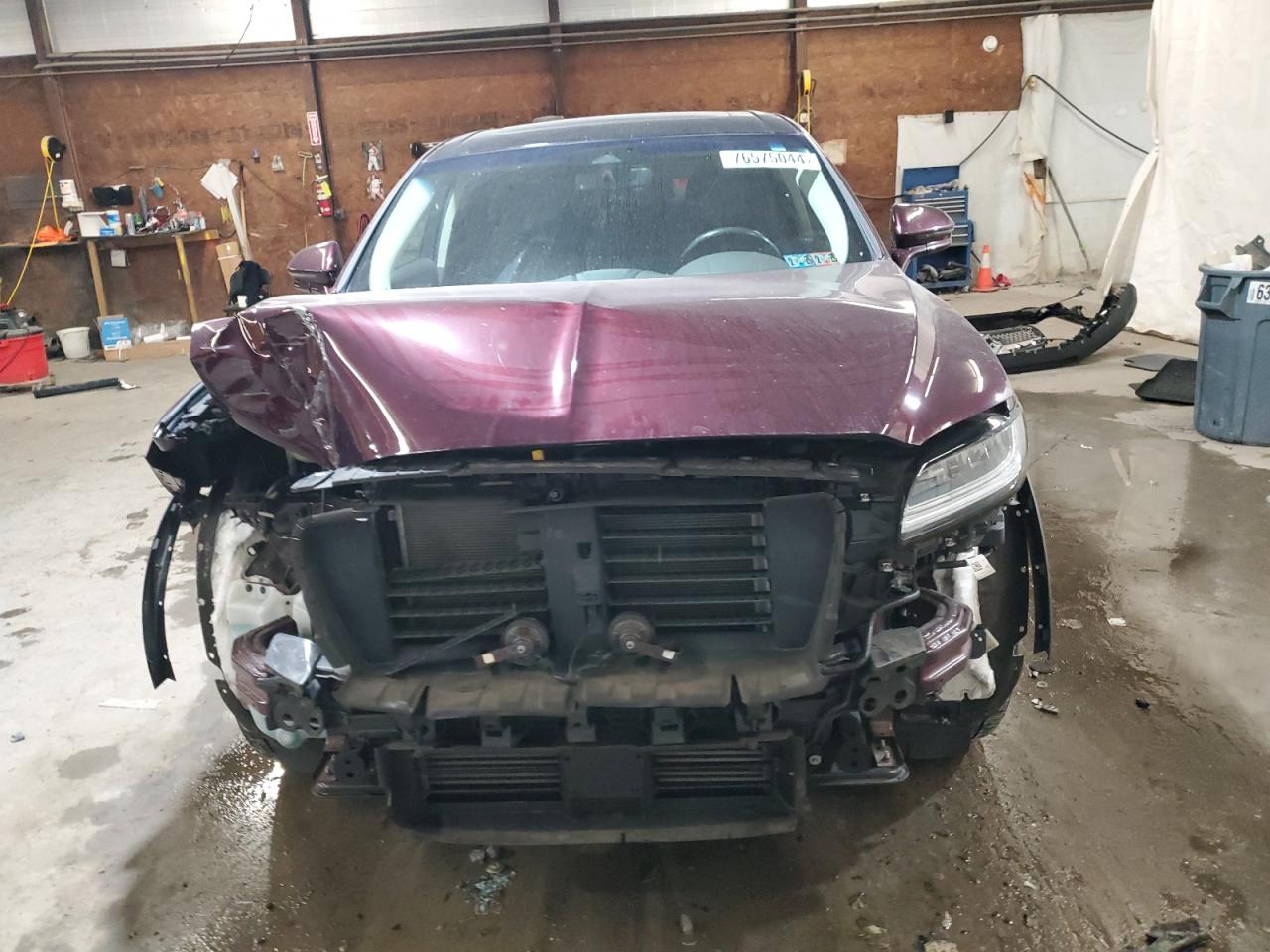 2020 Lincoln Nautilus VIN 2LMPJ8K92LBL31722 Copart auction photo, front end damage thumbnail 5