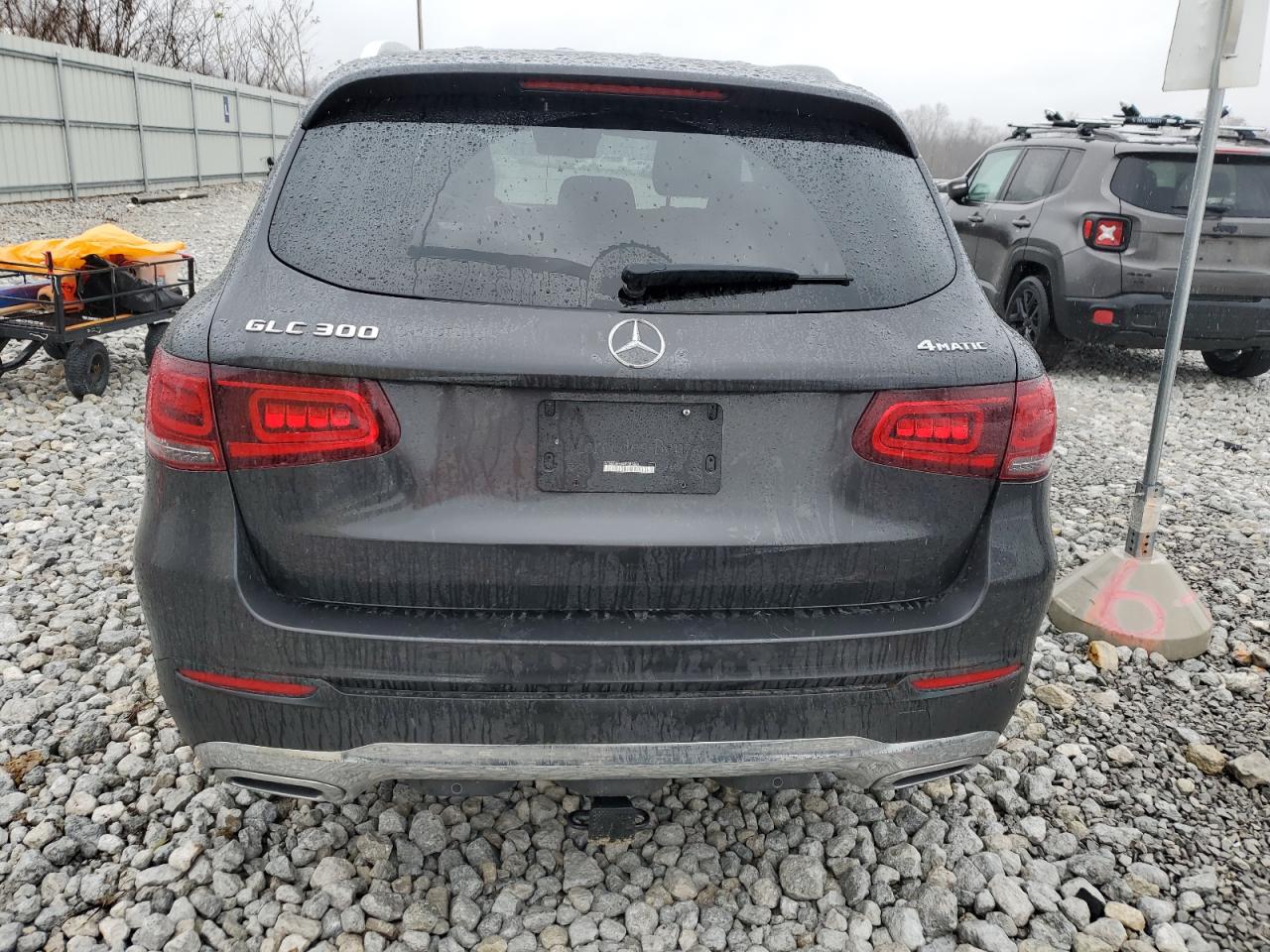 2021 Mercedes-Benz GLC VIN W1N0G8EBXMF885484 Copart auction photo, front end / mechanical damage thumbnail 6