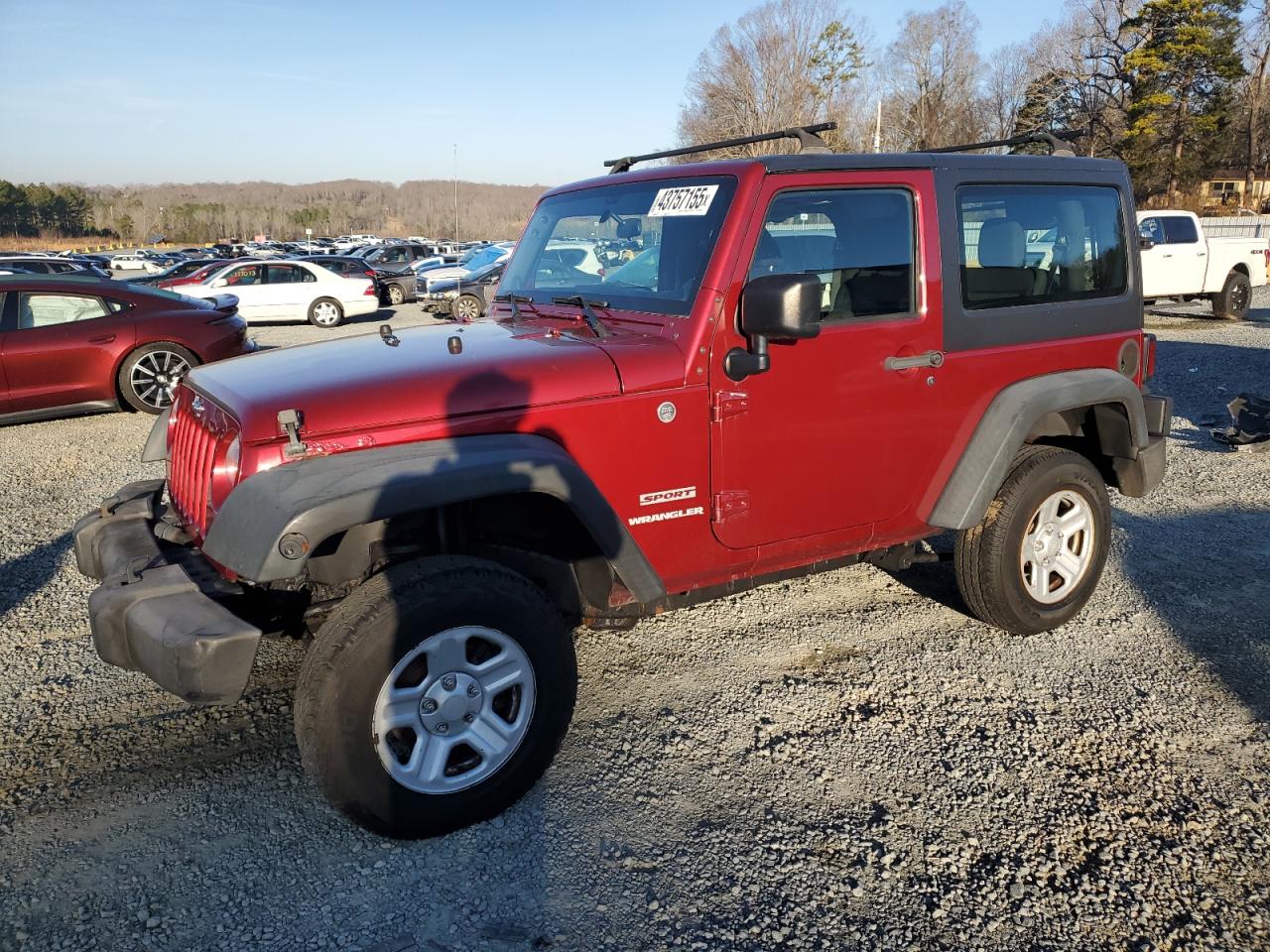 2012 Jeep Wrangler VIN 1C4AJWAG5CL287001