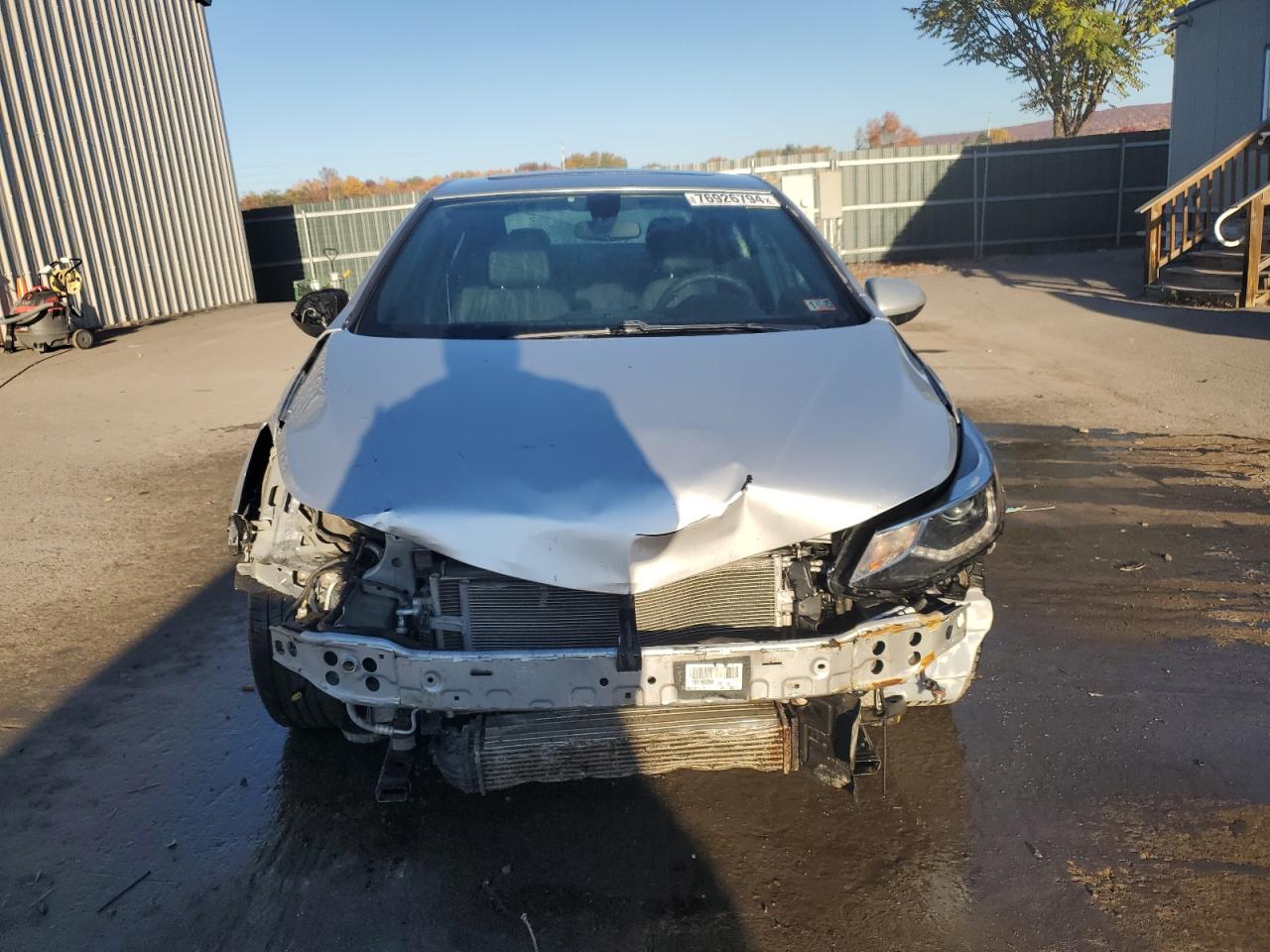 2018 Chevrolet Cruze VIN 1G1BE5SMXJ7163456 Copart auction photo, front end / side damage thumbnail 5