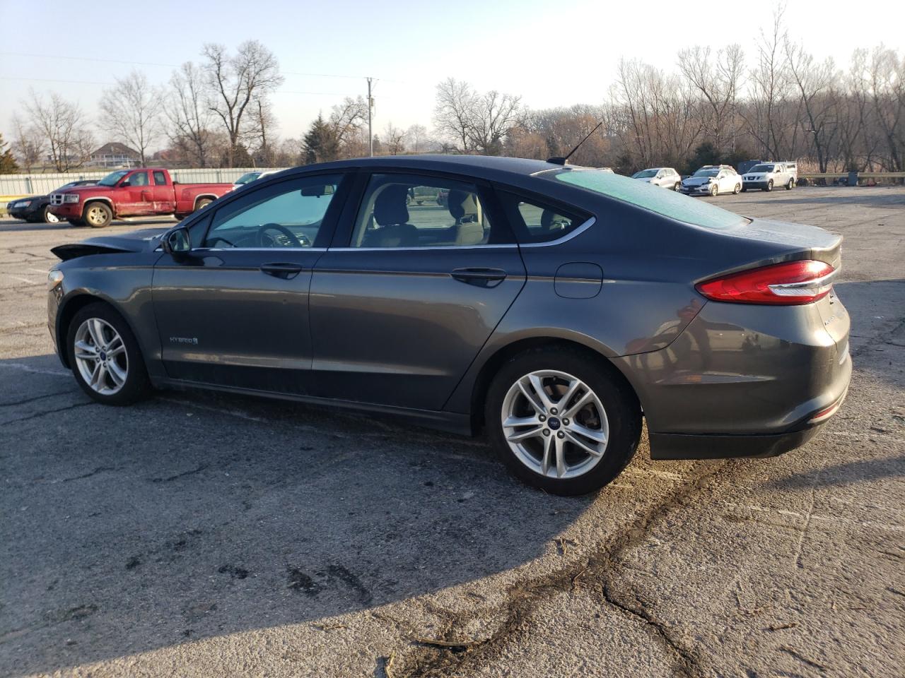 2018 Ford Fusion VIN 3FA6P0LU3JR197418 Copart auction photo, front end / hail damage thumbnail 2