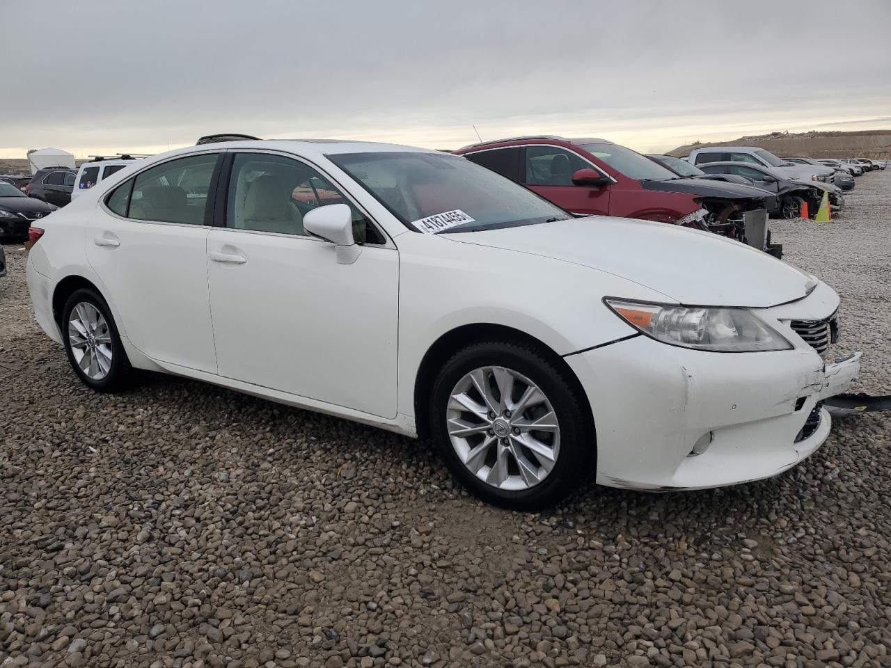 2013 Lexus ES VIN JTHBW1GG1D2016846 Copart auction photo, front end damage thumbnail 4