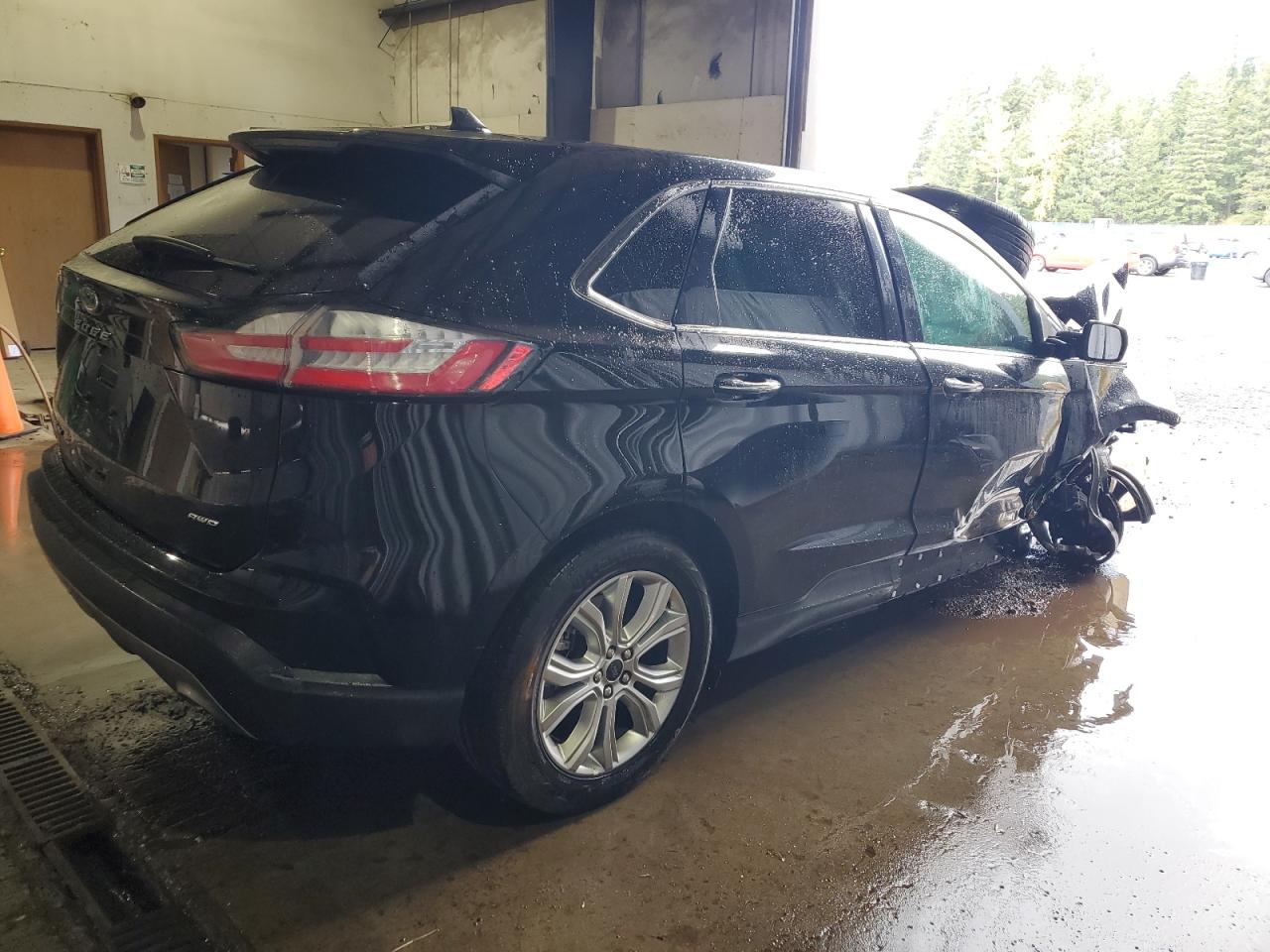 2023 Ford Edge VIN 2FMPK4K99PBA30582 Copart auction photo, front end / side damage thumbnail 3
