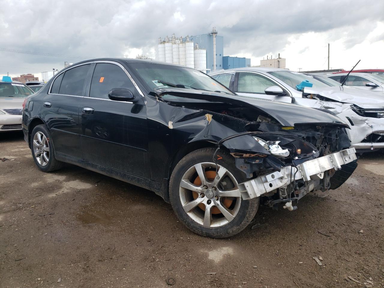 2006 Infiniti G VIN JNKCV51F76M604918 Copart auction photo, front end / rear end damage thumbnail 4