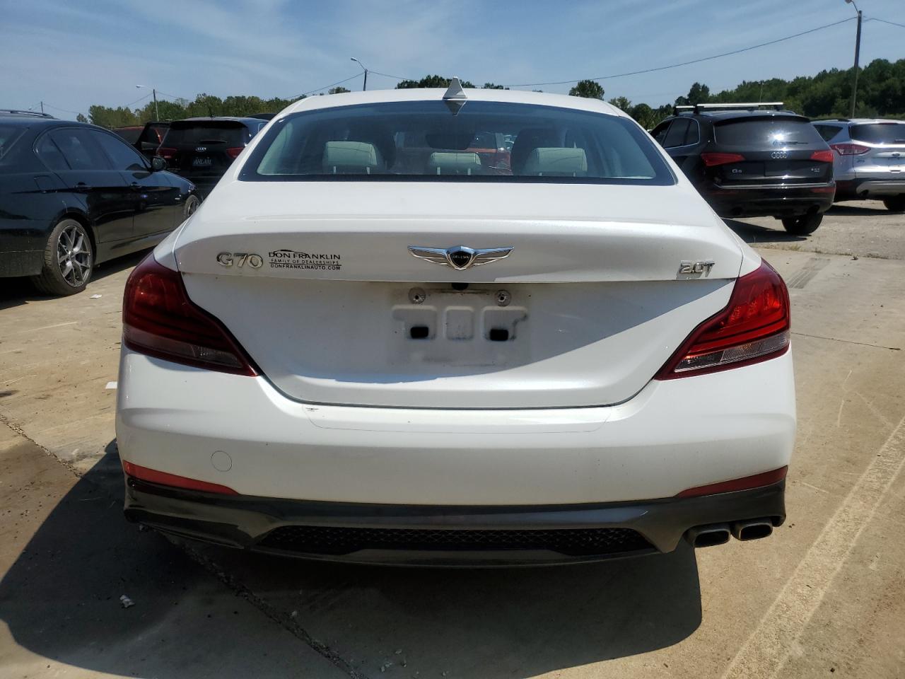 2020 Genesis G70 VIN KMTG64LA6LU062350 Copart auction photo, all over damage thumbnail 6