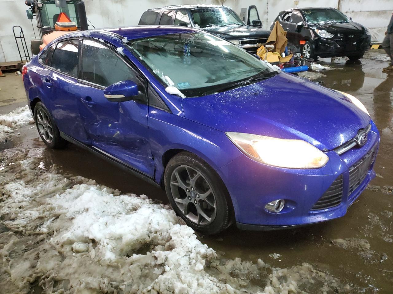2013 Ford Focus VIN 1FADP3F28DL116113 Copart auction photo, side damage thumbnail 4