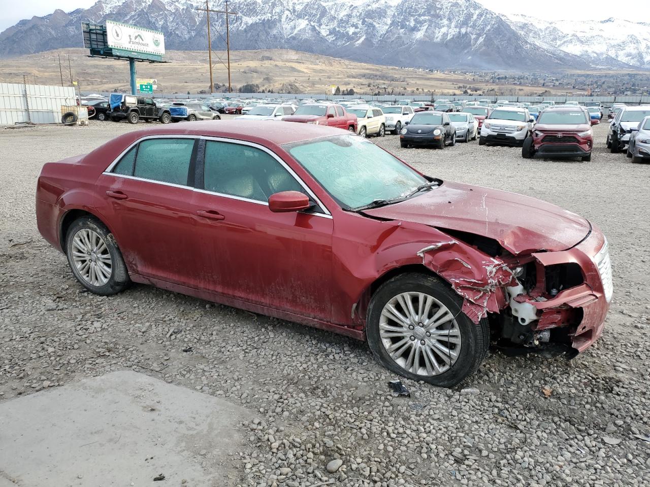 2013 Chrysler 300 VIN 2C3CCARG4DH553430 Copart auction photo, front end damage thumbnail 4