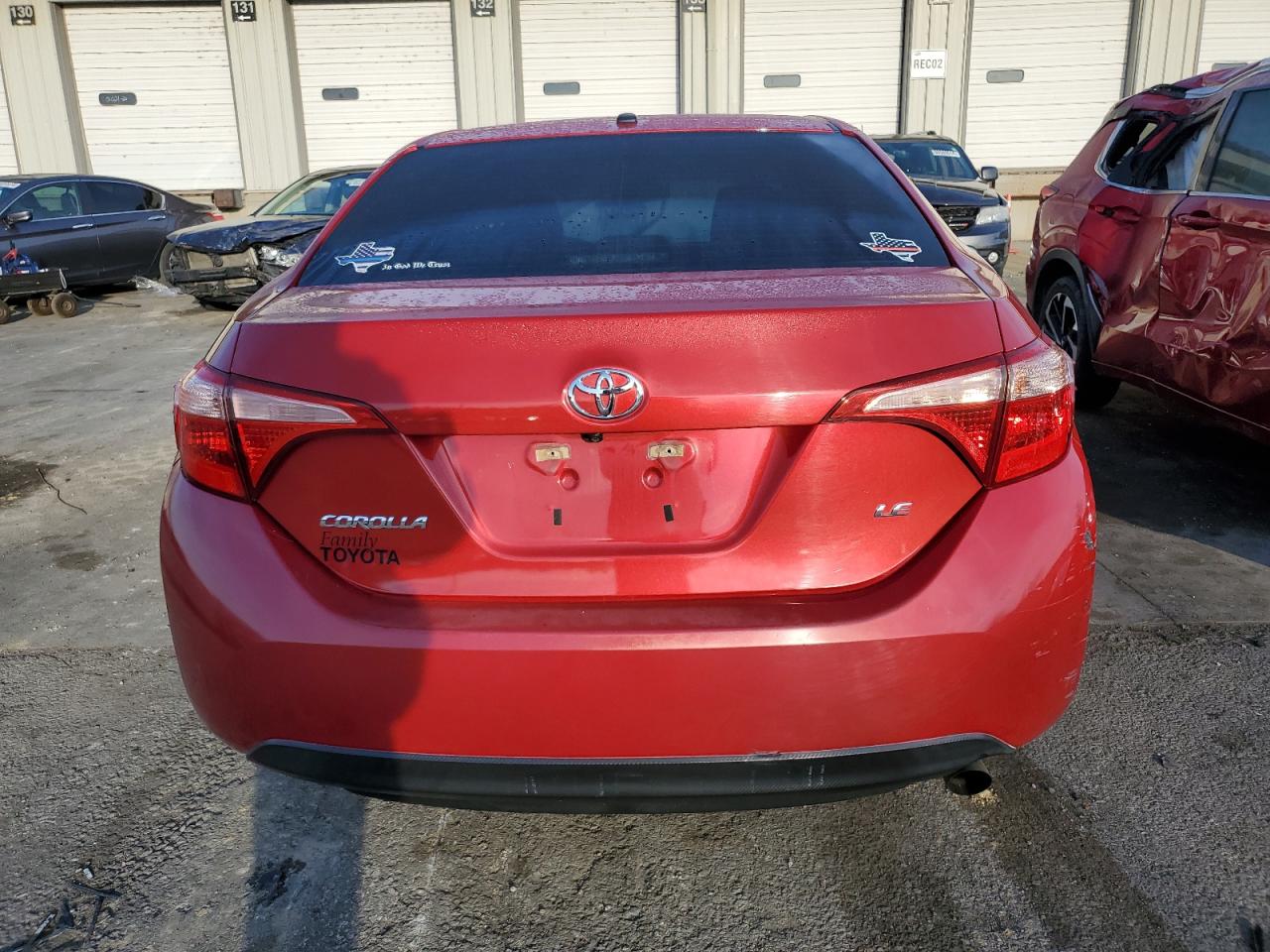 2017 Toyota Corolla VIN 5YFBURHE9HP628691 Copart auction photo, front end damage thumbnail 6