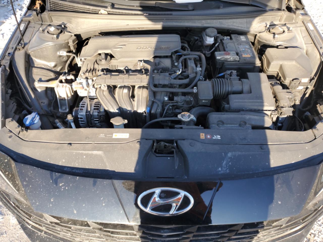 2022 Hyundai Elantra VIN KMHLM4AG4NU312256 Copart auction photo, rear end damage thumbnail 12