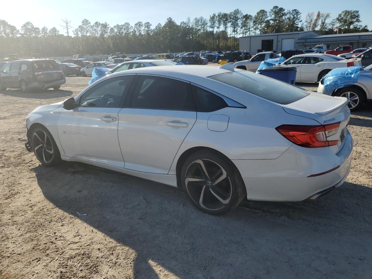 2018 Honda Accord VIN 1HGCV1F38JA205696 Copart auction photo, front end / side damage thumbnail 2
