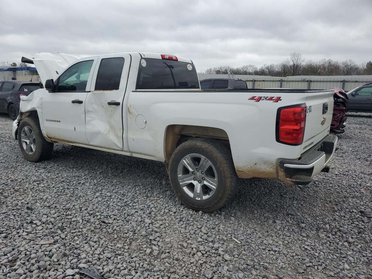 2019 Chevrolet Silverado VIN 2GCVKMEC4K1196171 Copart auction photo, front end / side damage thumbnail 2