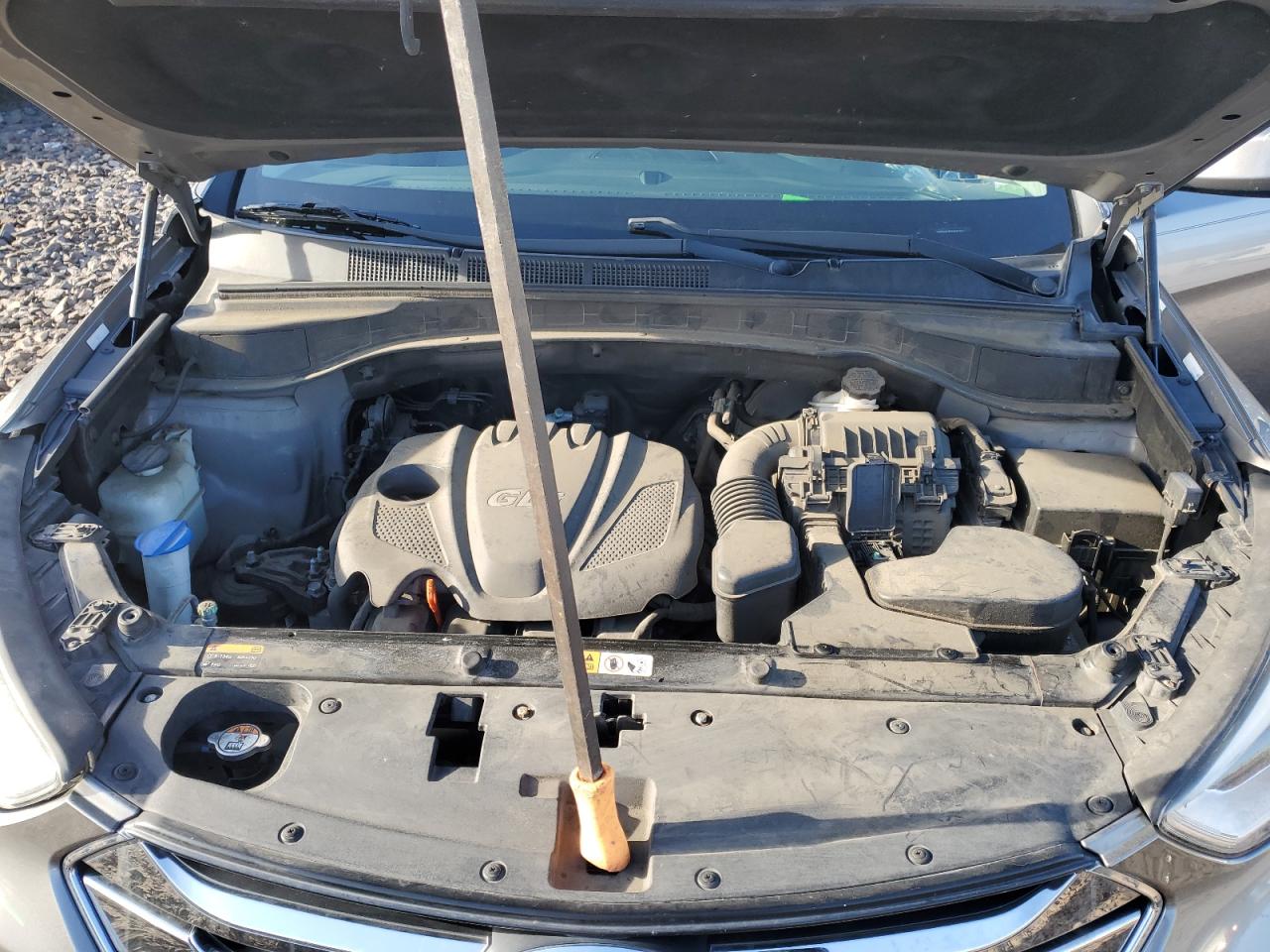2014 Hyundai Santa Fe VIN 5XYZU3LB5EG151511 Copart auction photo, vandalism / side damage thumbnail 11