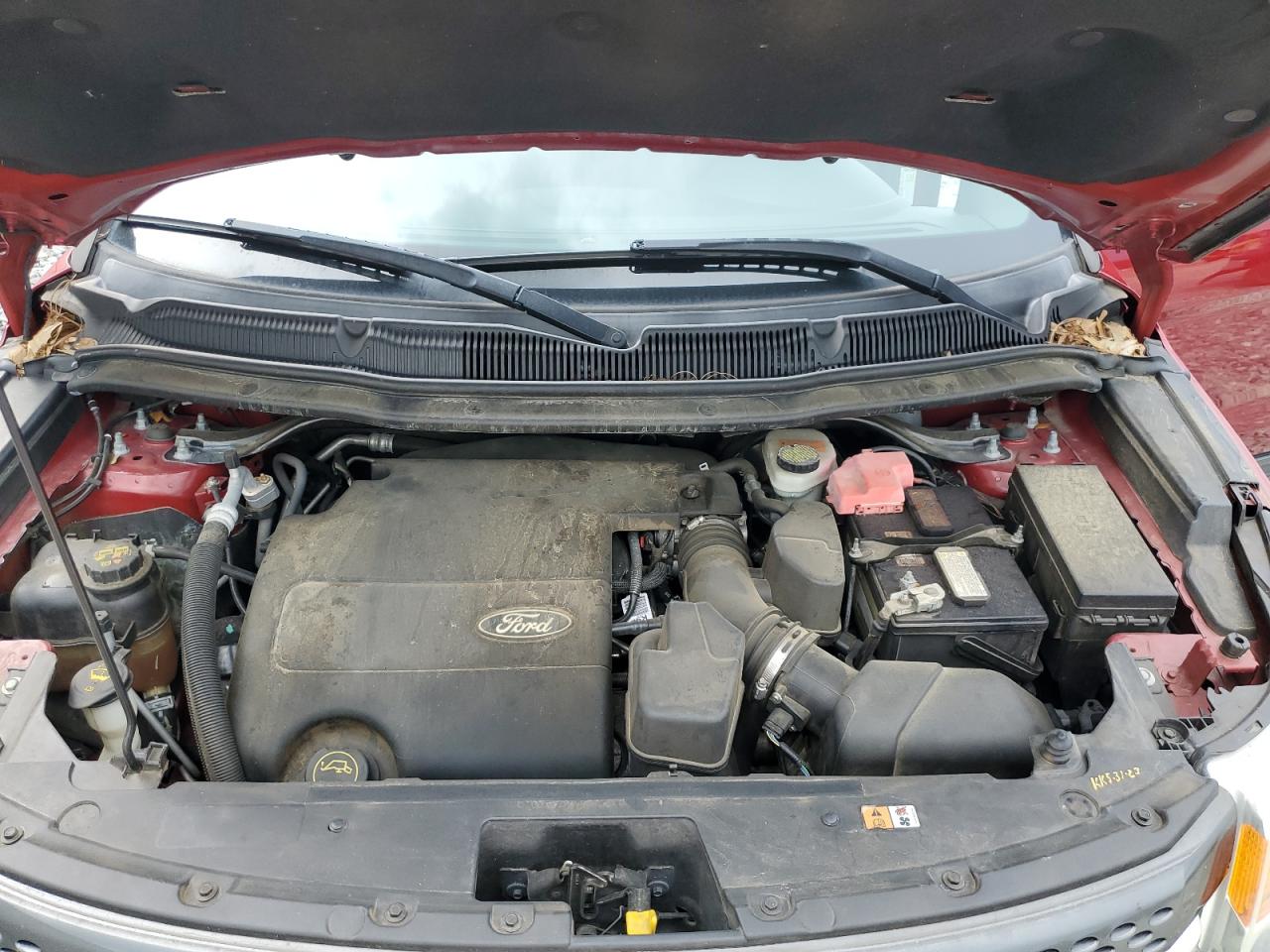 2015 Ford Explorer VIN 1FM5K7D8XFGA61277 Copart auction photo, front end / side damage thumbnail 14