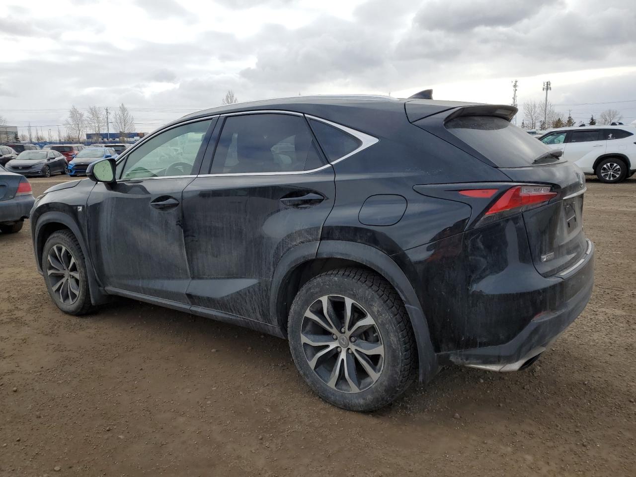 2015 Lexus NX VIN JTJBARBZ2F2015583 Copart auction photo, side / minor dent/scratches damage thumbnail 2