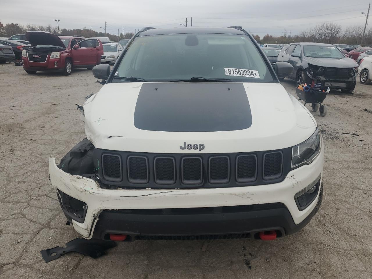 2019 Jeep Compass VIN 3C4NJDDBXKT702807 Copart auction photo, side damage thumbnail 5