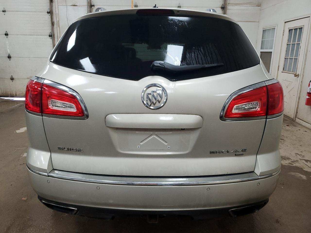 2013 Buick Enclave VIN 5GAKVCKD9DJ113829 Copart auction photo, front end / side damage thumbnail 6