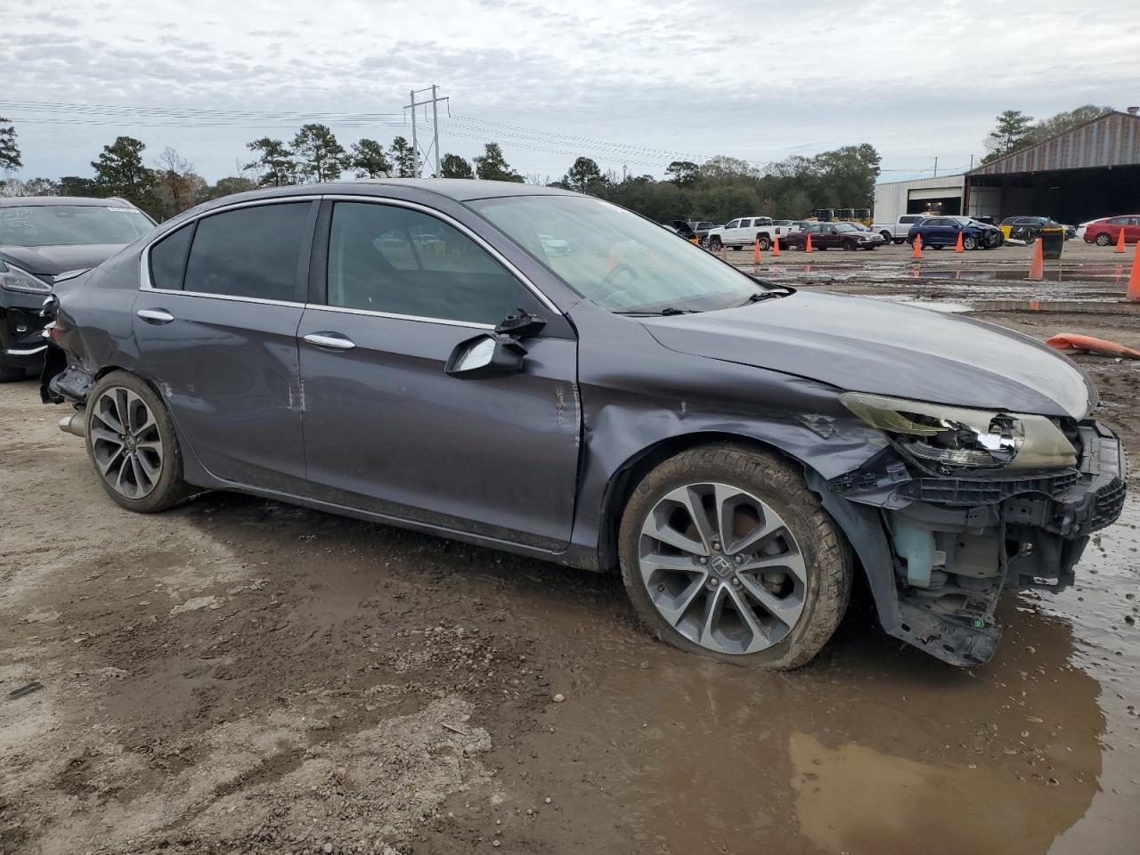 2015 Honda Accord VIN 1HGCR2F59FA148007 Copart auction photo, all over damage thumbnail 4