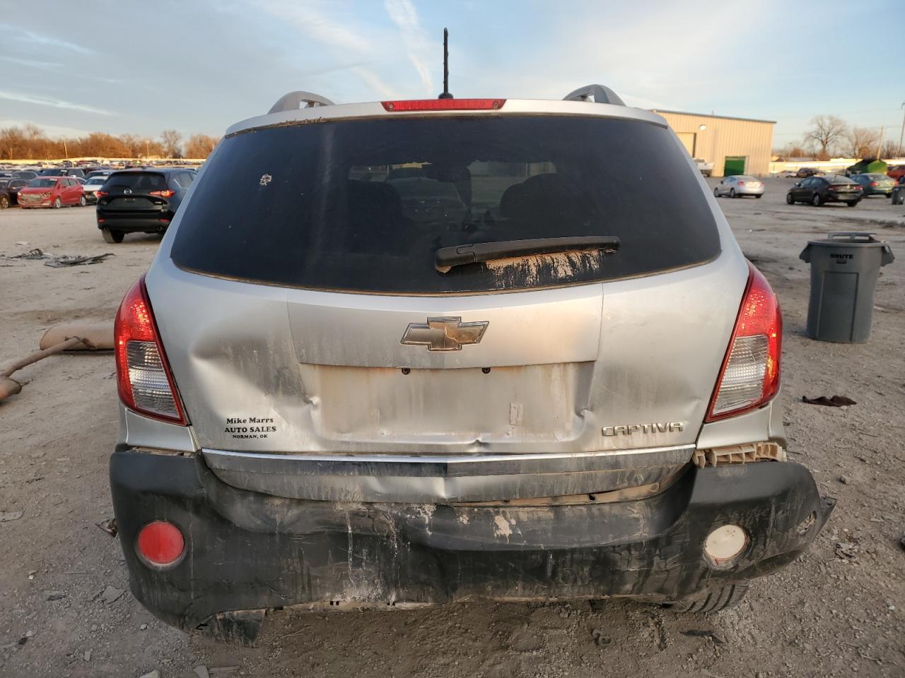 2014 Chevrolet Captiva VIN 3GNAL2EK0ES666316 Copart auction photo, rear end / undercarriage damage thumbnail 6