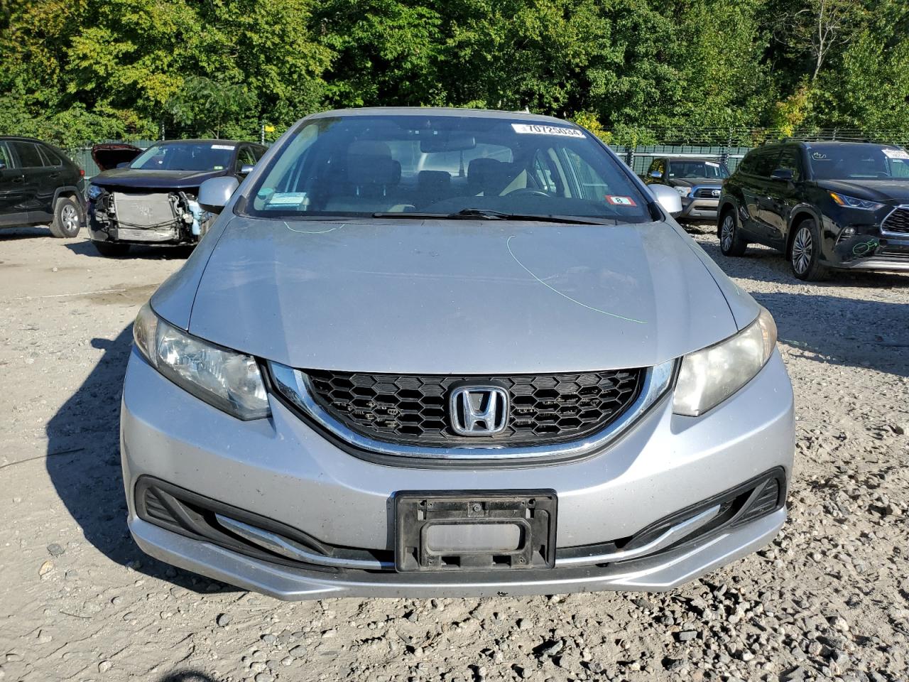 2013 Honda Civic VIN 19XFB2F82DE279686 Copart auction photo, rear end / minor dent/scratches damage thumbnail 5