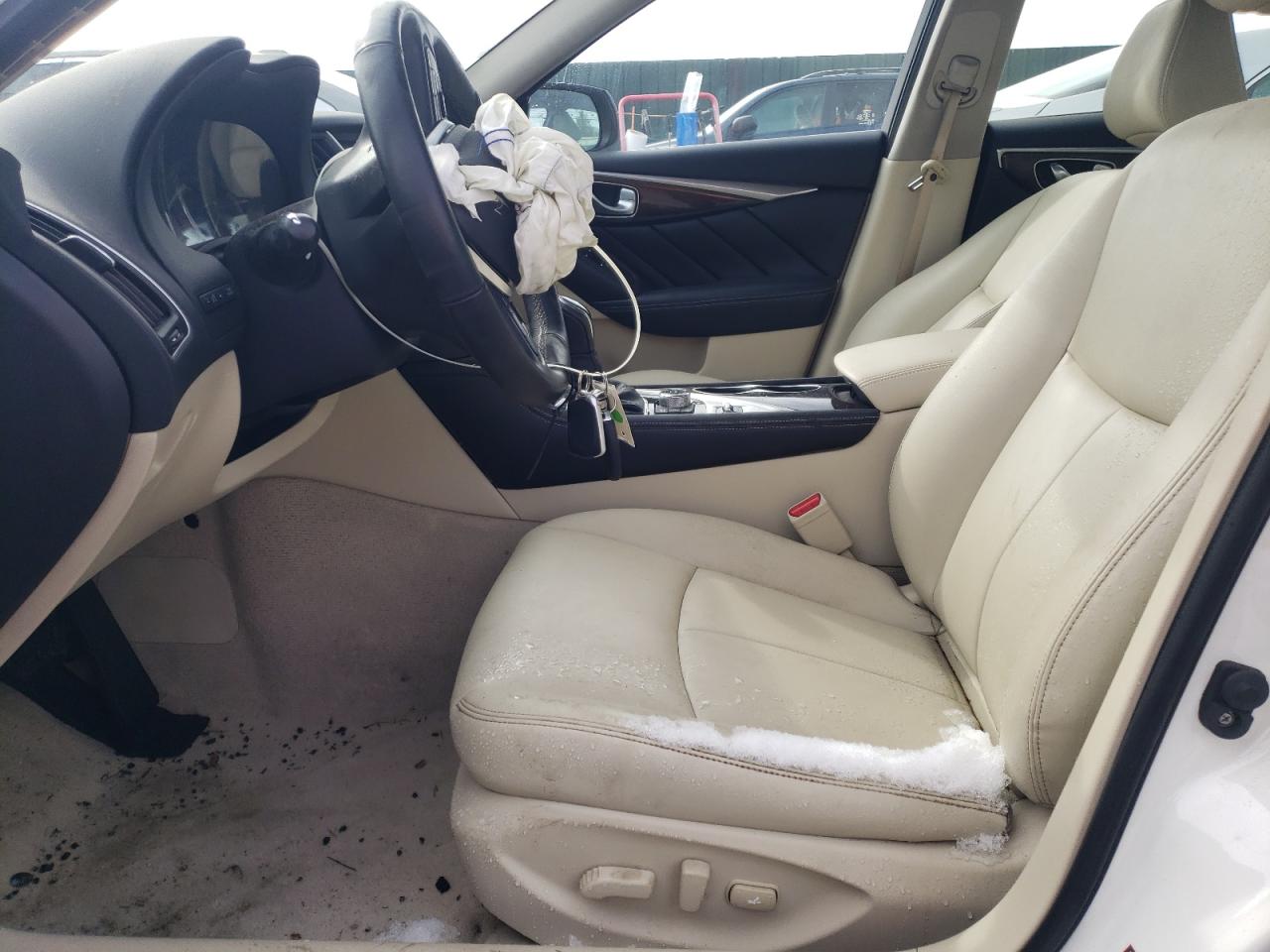 2019 Infiniti Q50 VIN JN1EV7AR6KM555658 Copart auction photo, front end damage thumbnail 7