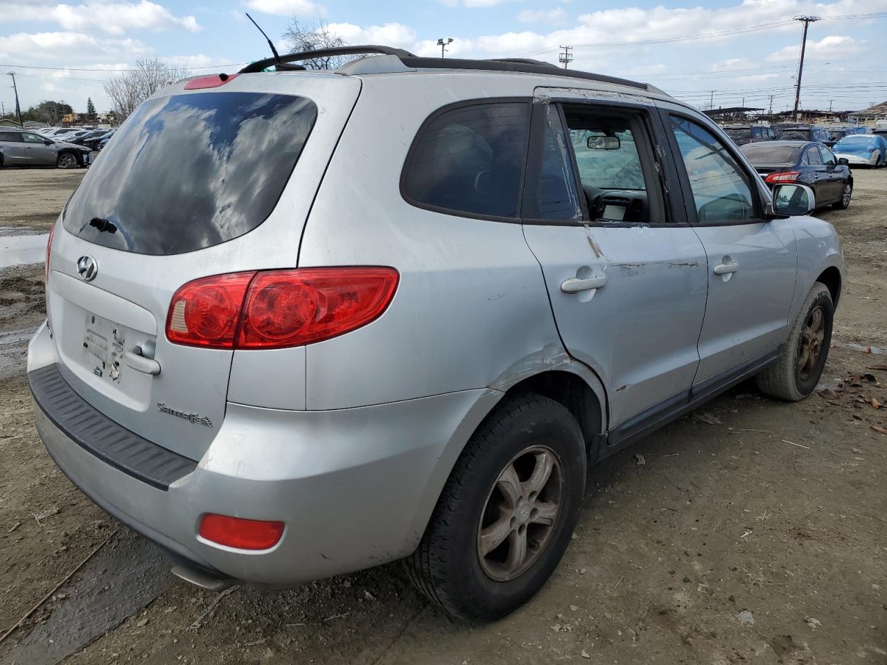 2007 Hyundai Santa Fe VIN 5NMSG13D97H048552 Copart auction photo, minor dent/scratches damage thumbnail 3