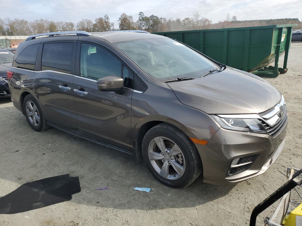 2020 Honda Odyssey VIN 5FNRL6H52LB061292 Copart auction photo, top/roof damage thumbnail 4
