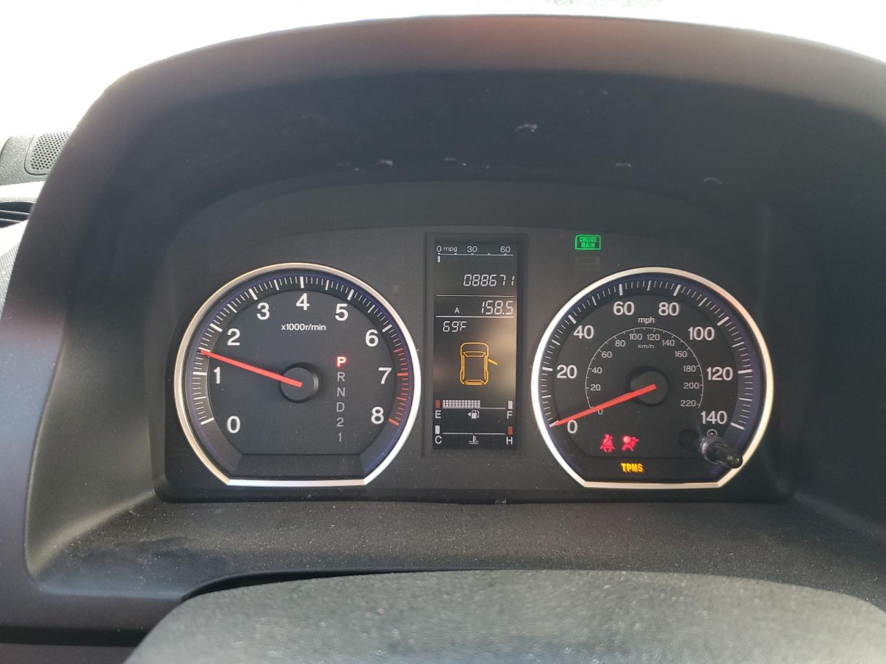 2009 Honda CR-V VIN JHLRE485X9C010940 Copart auction photo, front end / all over damage thumbnail 9