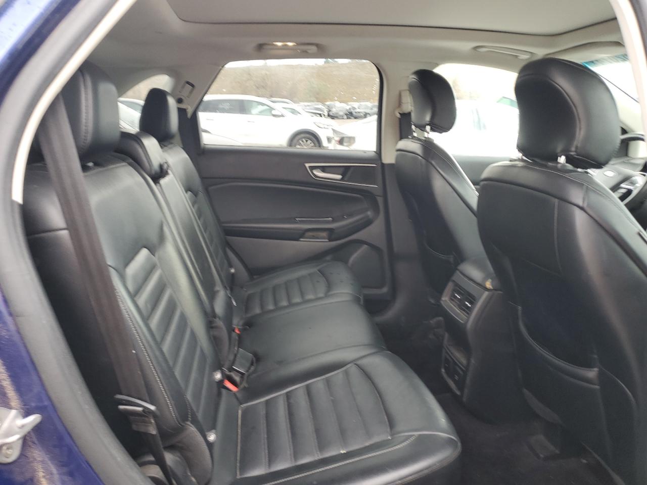 2015 Ford Edge VIN 2FMTK4J97FBB57300 Copart auction photo, front end / rear end damage thumbnail 11