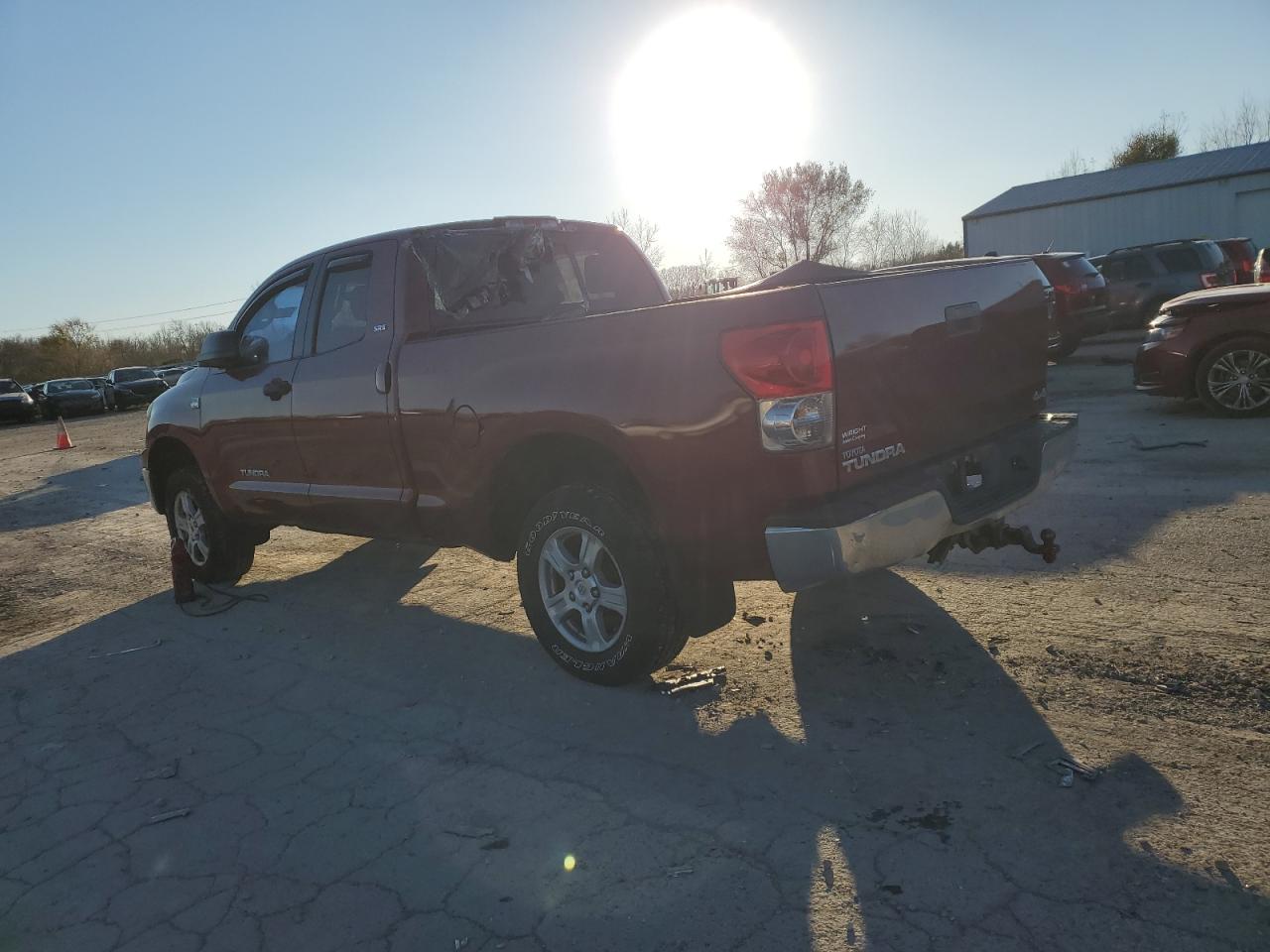 2007 Toyota Tundra VIN 5TBBT541X7S452960 Copart auction photo, rear end damage thumbnail 2