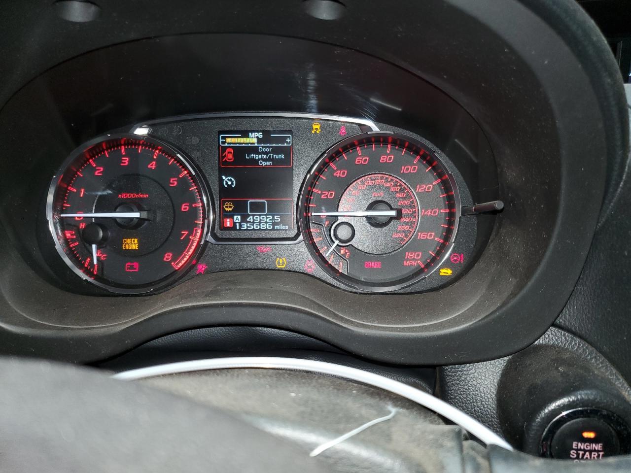 2015 Subaru WRX VIN JF1VA1J62F9823731 Copart auction photo, all over damage thumbnail 9