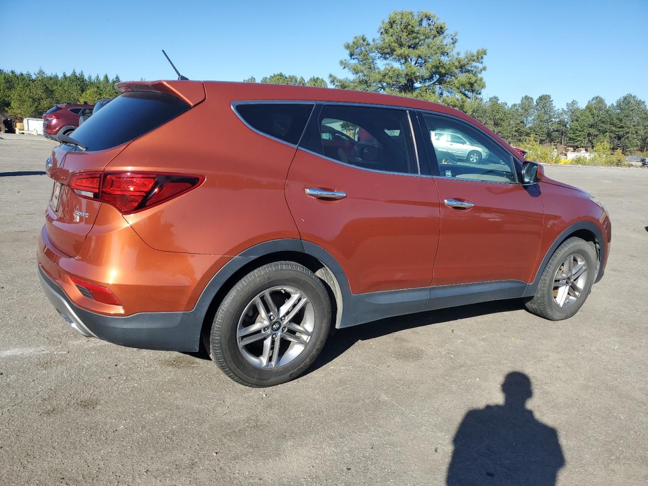2018 Hyundai Santa Fe VIN 5XYZT3LB4JG521893 Copart auction photo, normal wear damage thumbnail 3