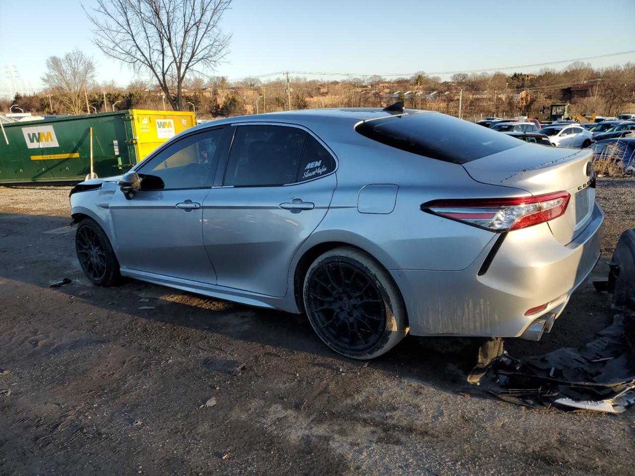 2019 Toyota Camry VIN 4T1B61HK3KU227757 Copart auction photo, front end / minor dent/scratches damage thumbnail 2