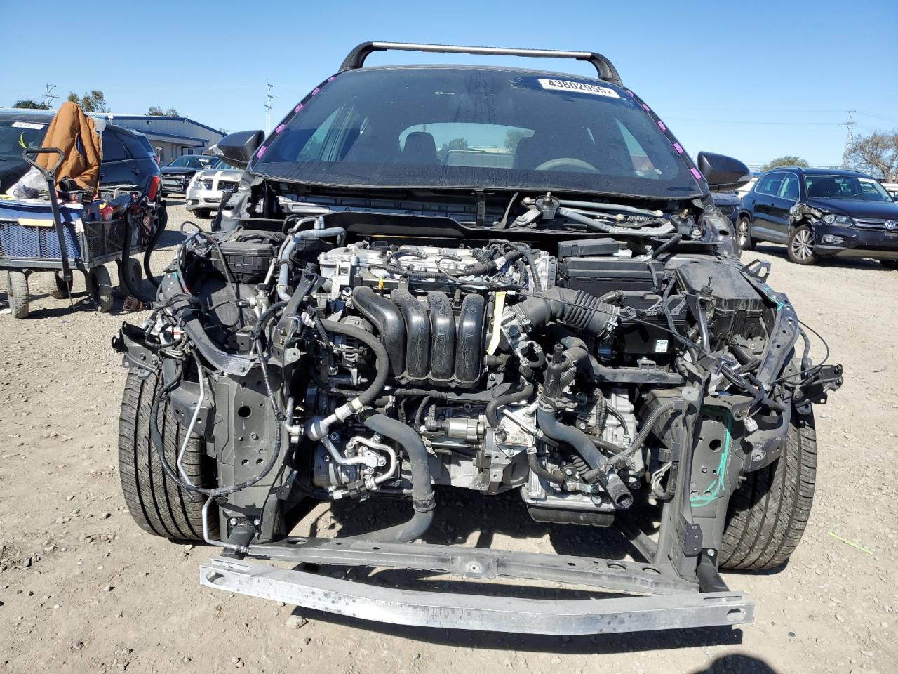 2019 Toyota C-HR VIN JTNKHMBX9K1031789 Copart auction photo, front end damage thumbnail 5