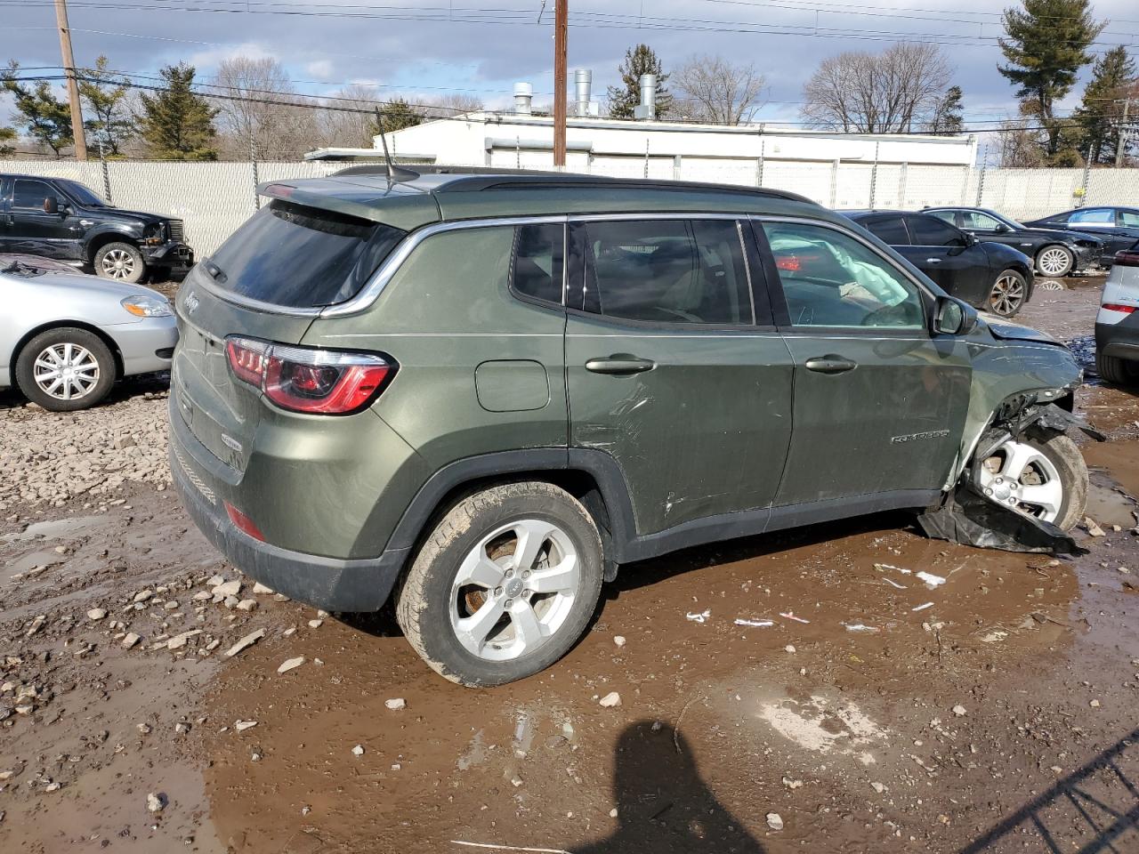 2021 Jeep Compass VIN 3C4NJDBB3MT548155 Copart auction photo, front end damage thumbnail 3