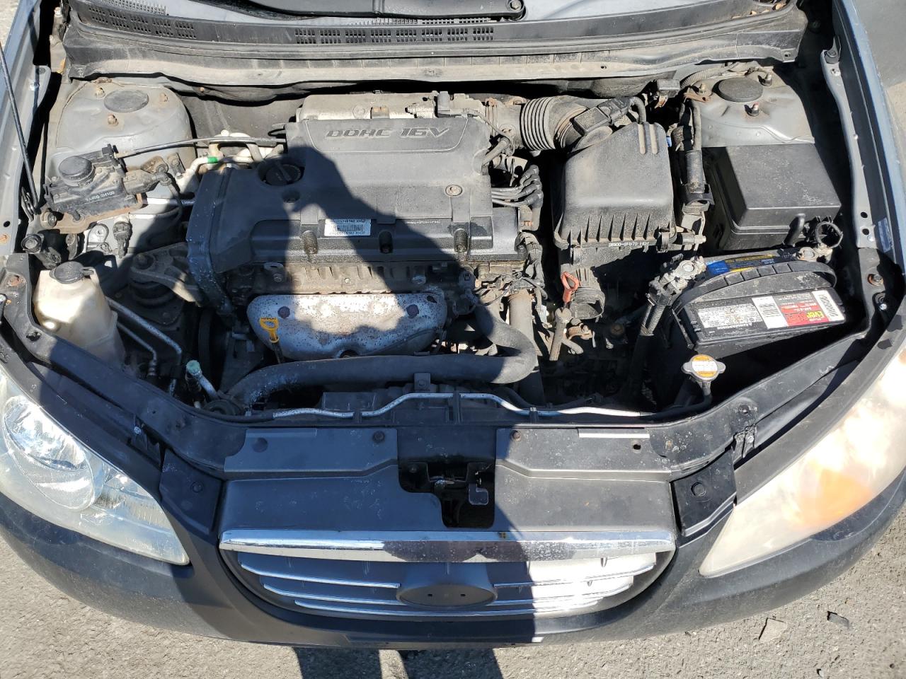 2010 Hyundai Elantra VIN KMHDU4AD4AU941357 Copart auction photo, side / front end damage thumbnail 11