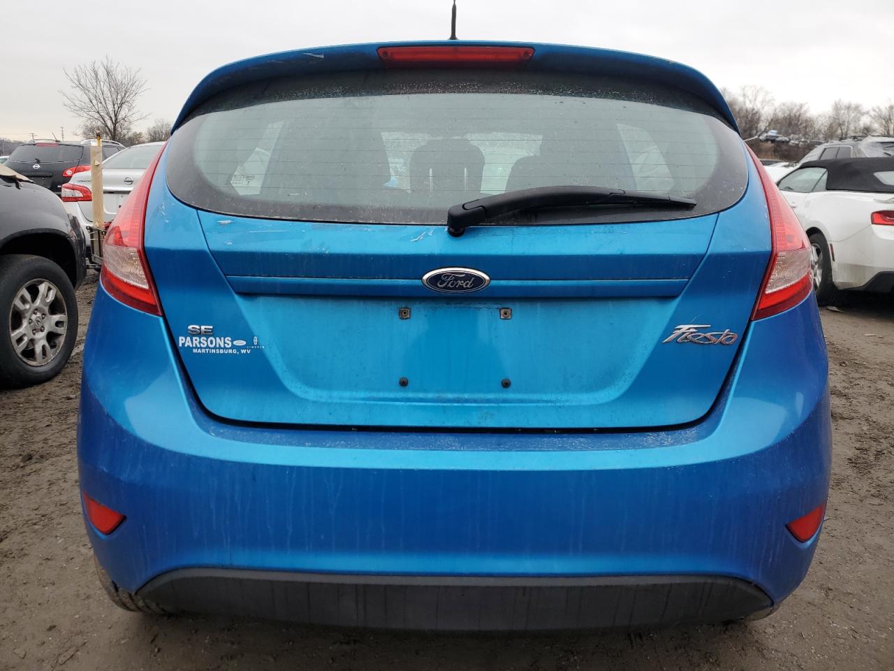 2013 Ford Fiesta VIN 3FADP4EJ9DM203046 Copart auction photo, front end / side damage thumbnail 6