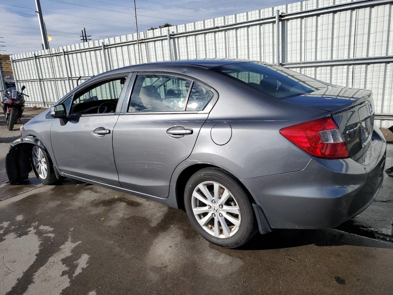 2012 Honda Civic VIN 2HGFB2F89CH317998 Copart auction photo, front end damage thumbnail 2
