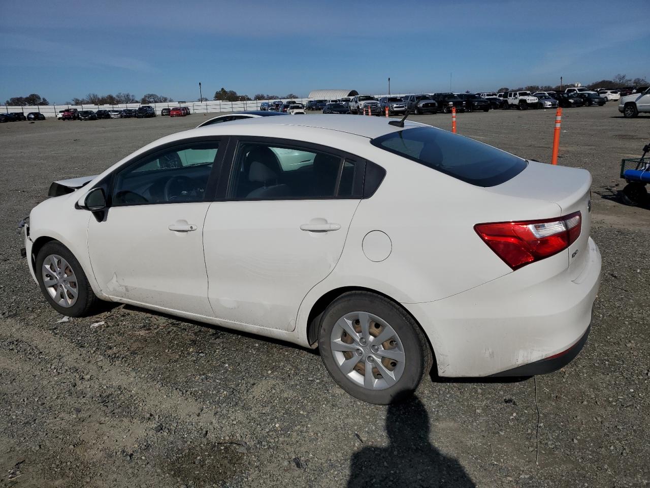 2016 KIA Rio VIN KNADM4A37G6691134 Copart auction photo, front end damage thumbnail 2